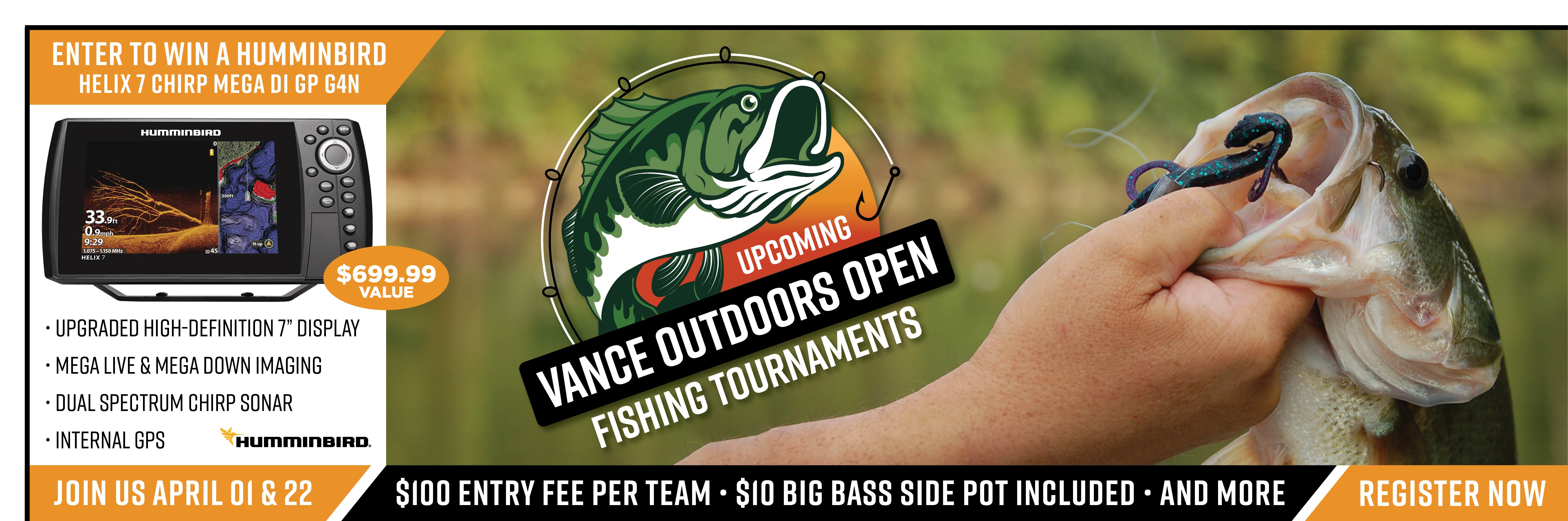 Vance Outdoors Fishing Tournaments